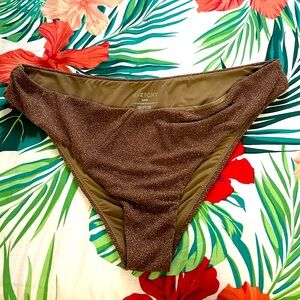 Vetchy bikini glitter brown/gold bottoms